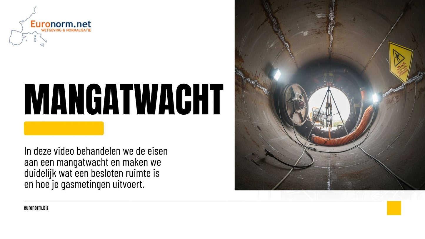 Toolbox: Mangatwacht, besloten ruimten en gasmeten