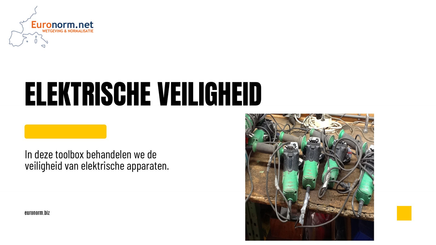 Toolbox: Elektrische veiligheid van gereedschappen
