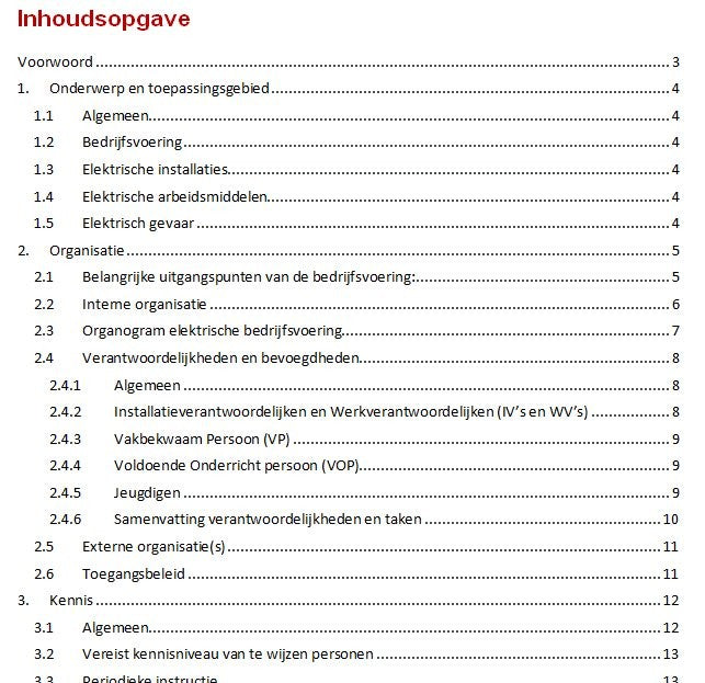 Handboek NEN 3140 beleid