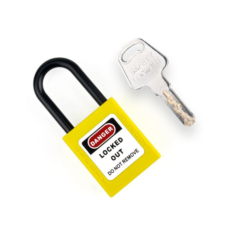 Nylon LOTO Veiligheidshangslot | Lock Out Tag Out Slot | 38mm - ROOD