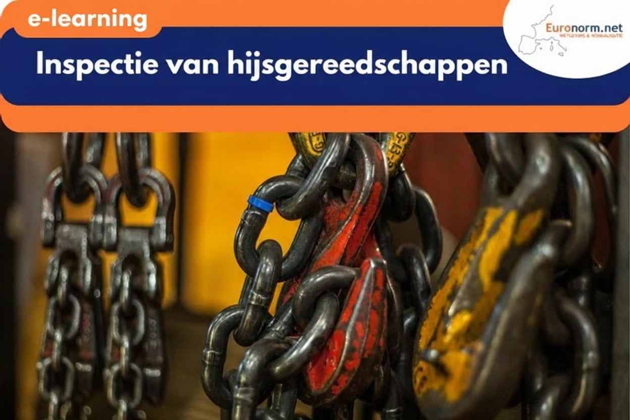 E-learning banner Inspectie van hijsgereedschappen