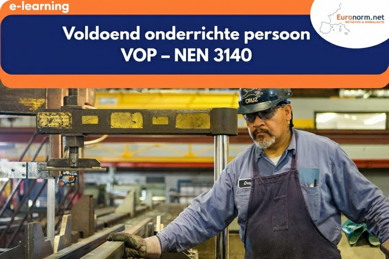 Voldoend onderrichte persoon VOP NEN 3140 e-learning banner